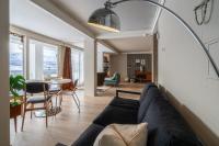 Posezení v ubytování Fjord view apartment in Ålesund with free parking