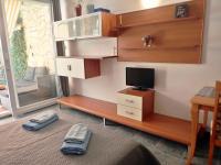 Televízia a/alebo spoločenská miestnosť v ubytovaní Apartments in Jasenice 41709
