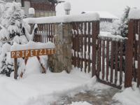Pripetzite Hotel during the winter