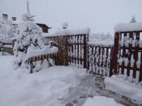 Pripetzite Hotel during the winter