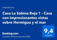 Certyfikat, podpis lub inny dokument wystawiony w obiekcie Casa La Sabina Roja 1 - Casa con impresionantes vistas sobre Hermigua y el mar