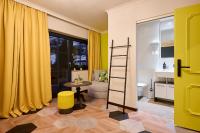 Łóżko lub łóżka w pokoju w obiekcie Boutique House happYellow Saalbach, inkl JokerCard