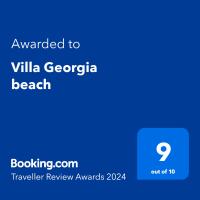 Certifikát, ocenenie alebo iný dokument vystavený v ubytovaní Villa Georgia beach