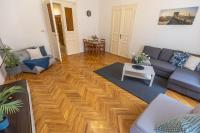 Posezení v ubytování Ráday Corner Apartment