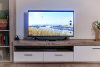 TV a/nebo společenská místnost v ubytování Haus Nordseebrandung NC54