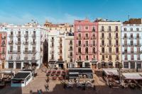 Nespecifikovaný výhled na destinaci Tarragona nebo výhled na město při pohledu z penzionu