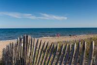 Ein Strand an oder in der Nähe des Campingplatzes