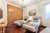Postel nebo postele na pokoji v ubytování San Mames Apartment - Free Parking