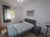 Postel nebo postele na pokoji v ubytování Casa cerca del mar con piscina privada, wifi, aire opcional, mascotas bienvenidas, playa para perros. - ES-184-55