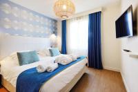 Posteľ alebo postele v izbe v ubytovaní Résidence Presqu'Ile de la Touques - Appartement 3 pièces 6 personnes Prestige MAE-8822