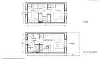 two diagrams of a floor plan of a house at Les Coteaux de Pont Royal en Provence - maeva Home - Appartement 3 pièces 6 214 in Mallemort