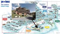 a map of a water park with people in the water at Résidence Les Horizons D&#39;huez - 2 Pièces pour 4 Personnes 724 in LʼHuez