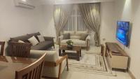 Posezení v ubytování Madinaty apartment 1 شقة فندقية مفروشة سوبر لوكس في مدينتي