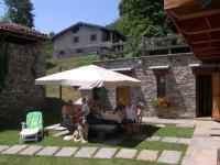 Patio alebo iná vonkajšia časť ubytovania La Dolce Vita chalet