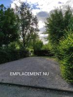a sign that says employment ntu on a gravel road at Family&#39;s Camping Le Savoy in Challes-les-Eaux