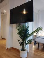 Telewizja i/lub zestaw kina domowego w obiekcie My Suites Madrid - Aeropuerto Ifema