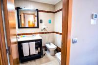 A bathroom at Hotel Alda Bonaval