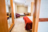 A bed or beds in a room at Hotel Alda Bonaval