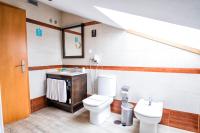 A bathroom at Hotel Alda Bonaval