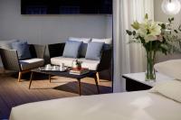 A bed or beds in a room at Hyatt Regency Hesperia Madrid