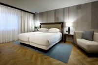 A bed or beds in a room at Hyatt Regency Hesperia Madrid