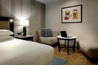A bed or beds in a room at Hyatt Regency Hesperia Madrid