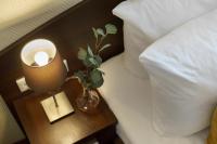 Postel nebo postele na pokoji v ubytování Hotel Alte Wache