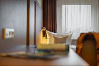 Postel nebo postele na pokoji v ubytování Hotel Alte Wache