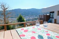 別荘から撮影された、または一般的な山の景色