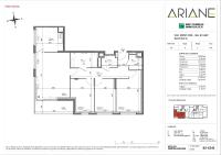 Floor plan ng Majestics Luxury Apartments - 4BR 2 bath with parking - Paris Stade de France