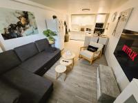 Kuchnia lub aneks kuchenny w obiekcie Appartement T2 confortable - Piscine et Jacuzzi