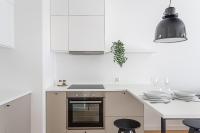 Kuchyň nebo kuchyňský kout v ubytování S35 Apartments Gdynia Orłowo