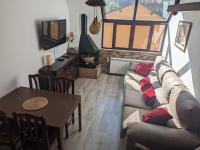 Posezení v ubytování apartamento dúplex en la Molina