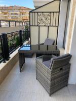Balkón nebo terasa v ubytování Polarstar Delux Apartment Nr 114 am Meer