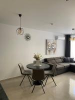 Posezení v ubytování Polarstar Delux Apartment Nr 114 am Meer
