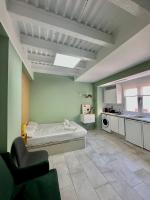 Posteľ alebo postele v izbe v ubytovaní Lovely studio apartment Malaga