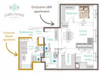 The floor plan of JobelHome