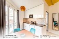 Kuchnia lub aneks kuchenny w obiekcie Beauquartier - Butte aux Cailles I