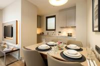 Kuchyň nebo kuchyňský kout v ubytování Tzl Suites Hotel Nişantaşı