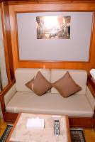 A seating area at Nile Cruise Luxor Aswan 3,4 and 7 nights