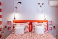 A bed or beds in a room at Balaton Fantasy Villa