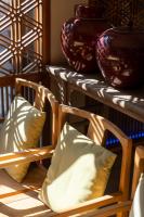Beijing Le Zai Nan Luo Gu Xiang Wang Fu Jing Forbidden City Courtyard Hotel&Free laundry service&Free coffee &Paid Dumpling experience serviceにあるシーティングエリア