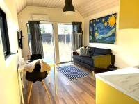 Esehytter Luxury Holiday Home near Beachにあるシーティングエリア