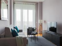 Televízia a/alebo spoločenská miestnosť v ubytovaní The Best Rent - Spacious one-bedroom apartment in Moscova district