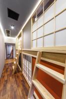 大山ベースキャンプ Daisen Basecampにある二段ベッド