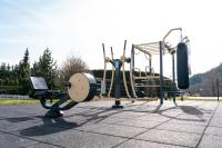 Posilňovňa alebo fitness centrum v ubytovaní Villa Betula Resort & Camping