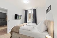 Cama ou camas em um quarto em StayEasy Apartments Leoben P88 #3