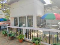 Bygningen som resortet ligger i