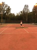 Tennis and/or squash facilities at VILLA VITTORIA with PRIVATE HEATED SWIMMING POOL COMPLETE WITH HIDROMASSAGE FOR EXCLUSIVE USE , SEA VIEW, 150 METERS FROM THE BEACH or nearby