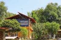 El edificio en el que está el lodge